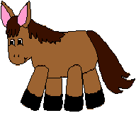 donkey paper craft