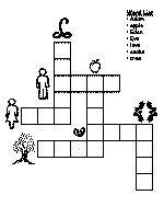 garden of eden picture crossword