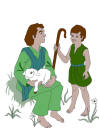 Shepherd Coloring page