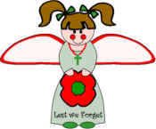 poppy angel paper craft for kids
