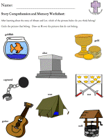 Abram and Lot Story Comprehension worksheets