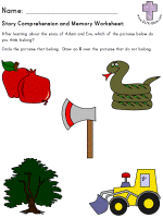 Story Comprehension Worksheets