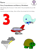 Jacob and Esau Comprehension and Memory Worksheets