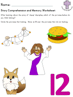 Story Comprehension worksheets