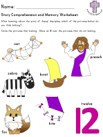 Story Comprehension worksheets