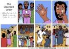 Jesus Heals the man with Leprosy anagrams