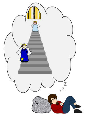Jacob's Ladder Collage Craft