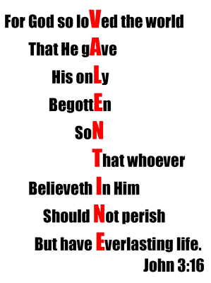 Valentines John 3:16