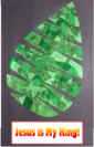 palm frond collage craft