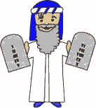 Moses and the 10 Commandments paper craft