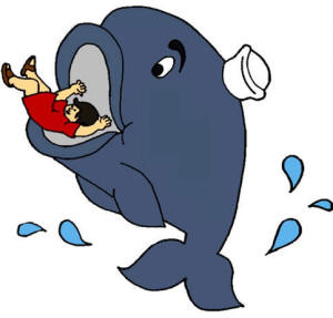 Jonah and the Big Fish children's version Bible story