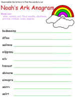 Noah anagrams