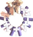 Toilet Paper Roll Easter Wreath - Crosses
