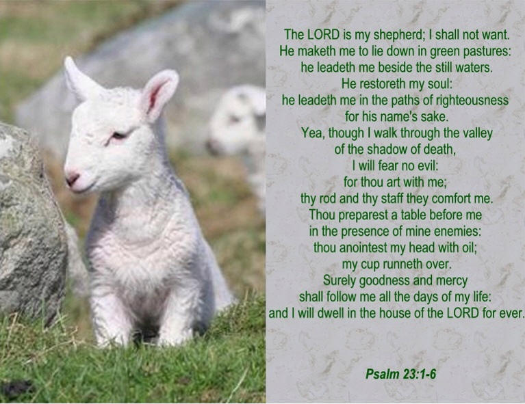 Psalm 23 wallpaper