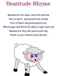 Beatitude Rhyme