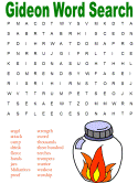 Gideon Worksheets Gideon Worksheets