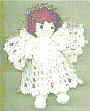 crocheted angel